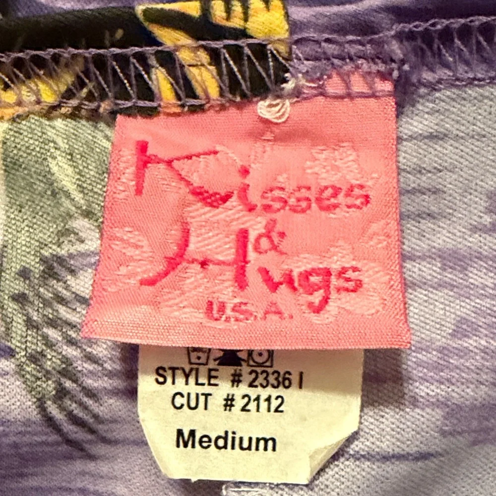 Kisses & Hugs Hawaiian Print Purple Maxi Dress - Picture 2 of 5